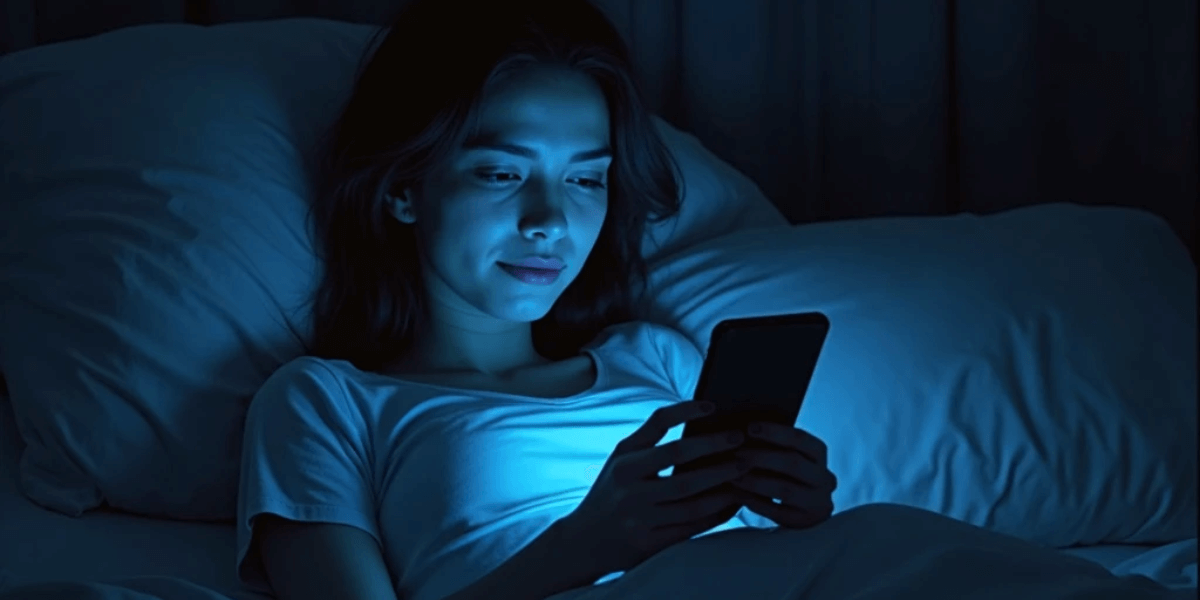 Como a luz azul à noite afeta o metabolismo